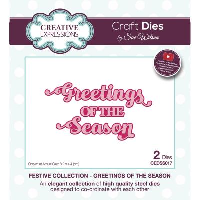 Creative Expressions Sue Wilson Craft Dies - Greetings Of The Season